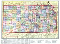 Kansas State Map, Shawnee County 1921